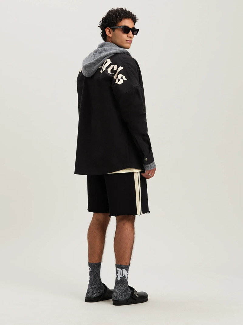 Palm Angels Curved Logo Track shorts outlook