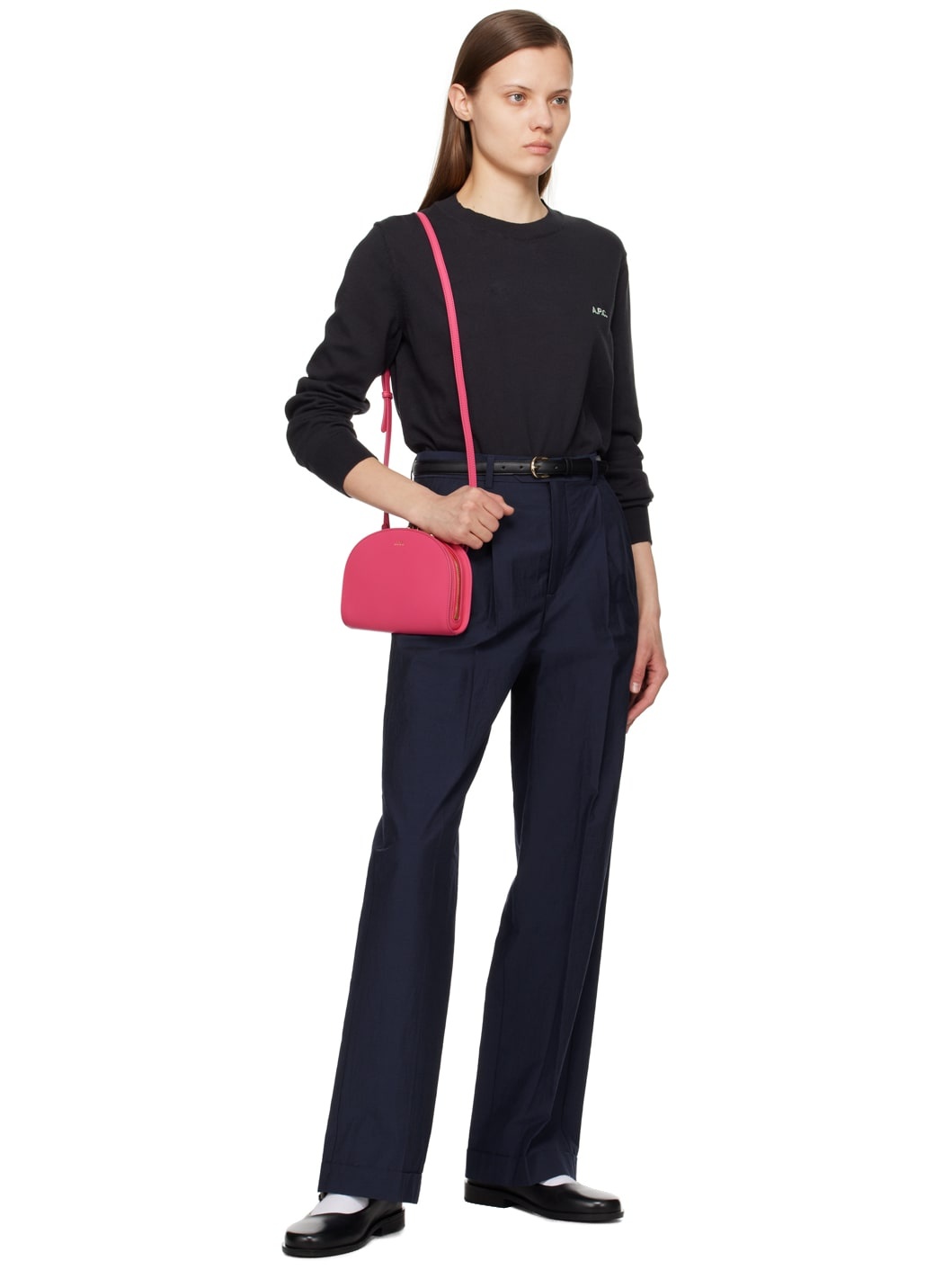 Pink Demi-Lune Clutch - 4