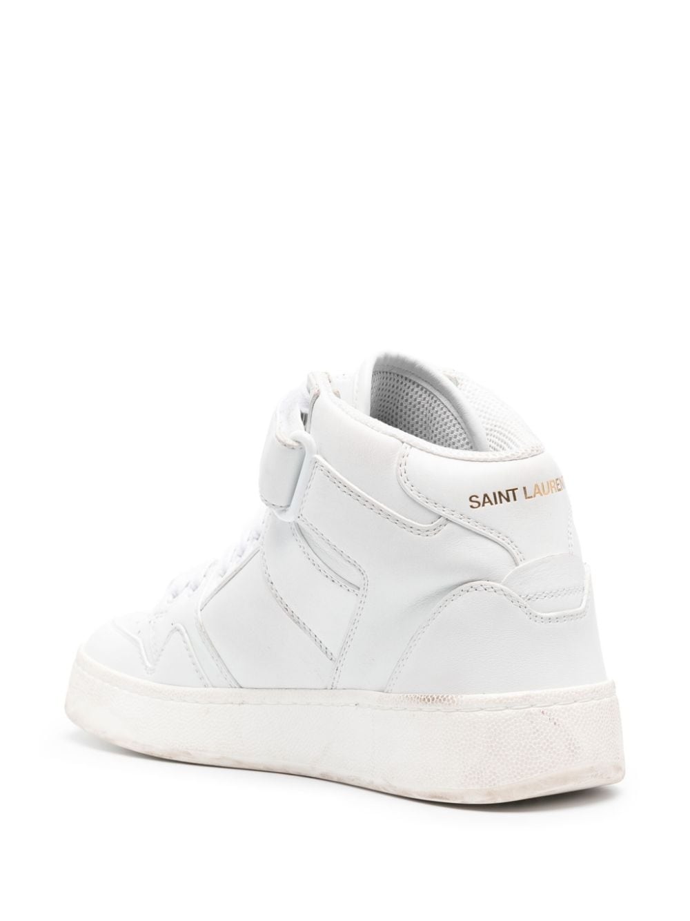 Lax distressed leather sneakers - 3