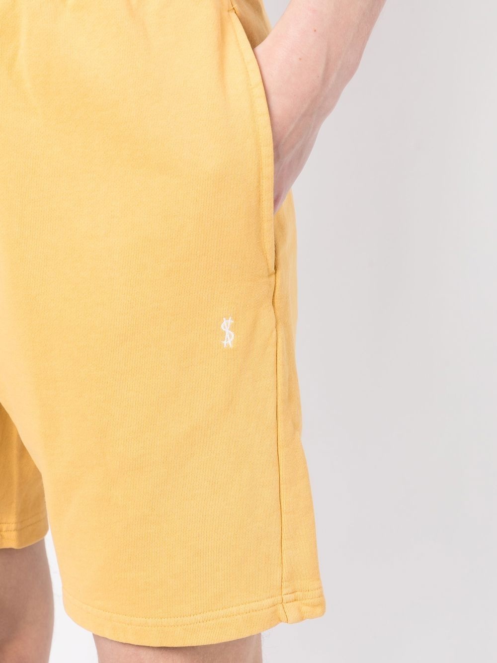 jersey-knit drawstring shorts - 5