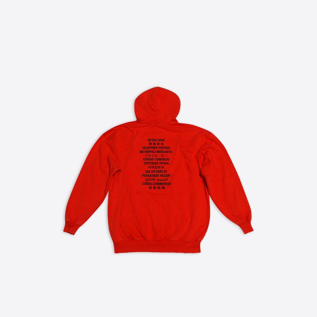 BALENCIAGA Fortnite©2021 Hoodie Medium Fit in Red/white