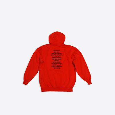 BALENCIAGA Fortnite©2021 Hoodie Medium Fit in Red/white outlook