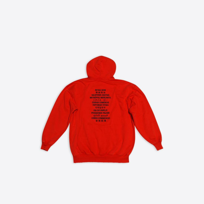BALENCIAGA Fortnite©2021 Hoodie Medium Fit in Red/white outlook