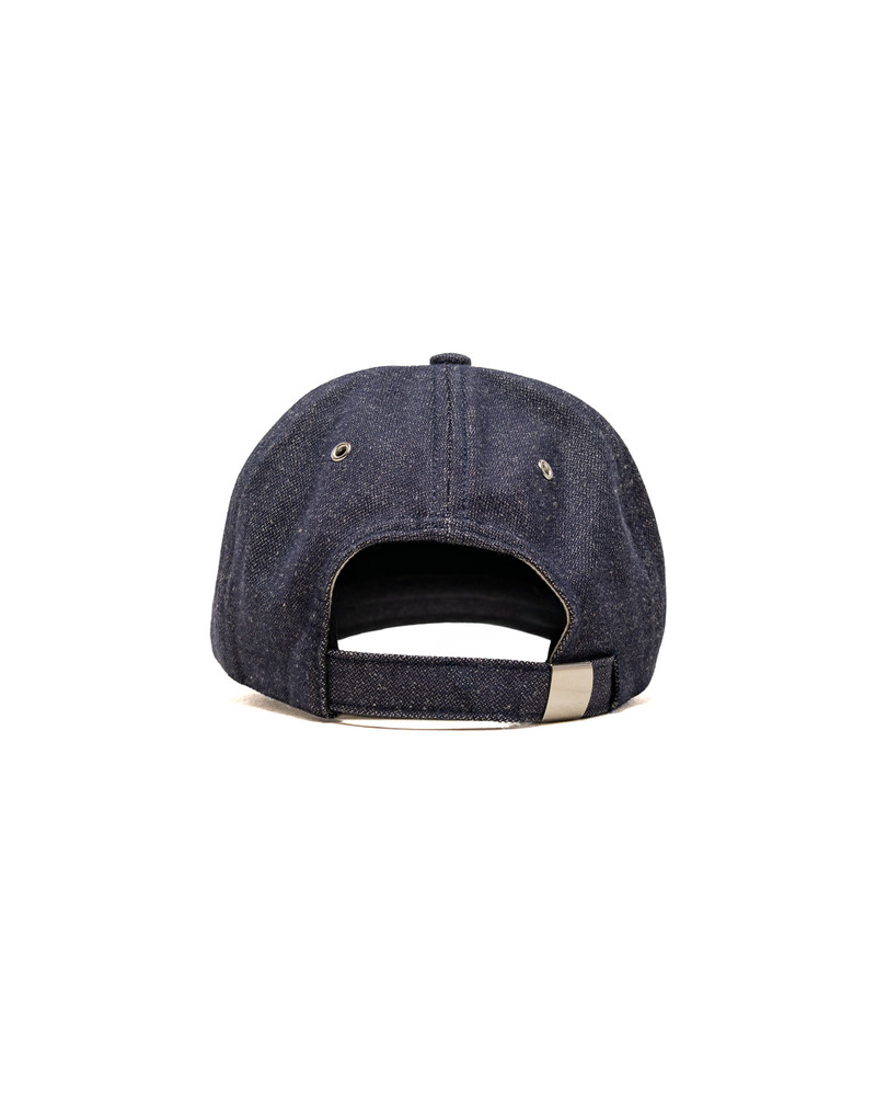 NORSE PROJECTS Broken Twill Cotton Linen Denim 6 Panel Cap Indigo outlook