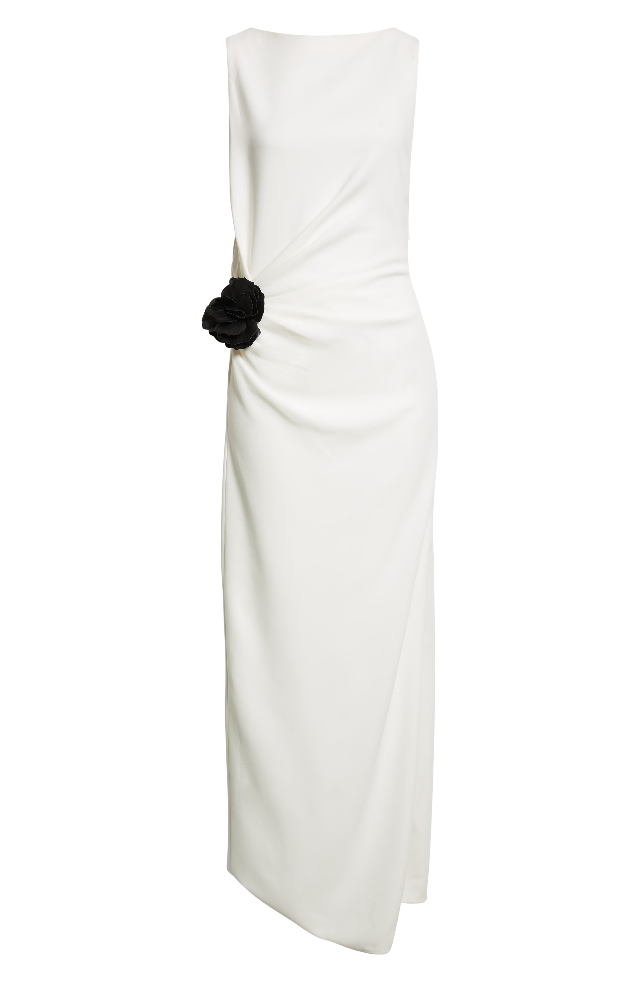 Proenza Schouler Indria Sleeveless Double Crepe Dress in White at Nordstrom - 5