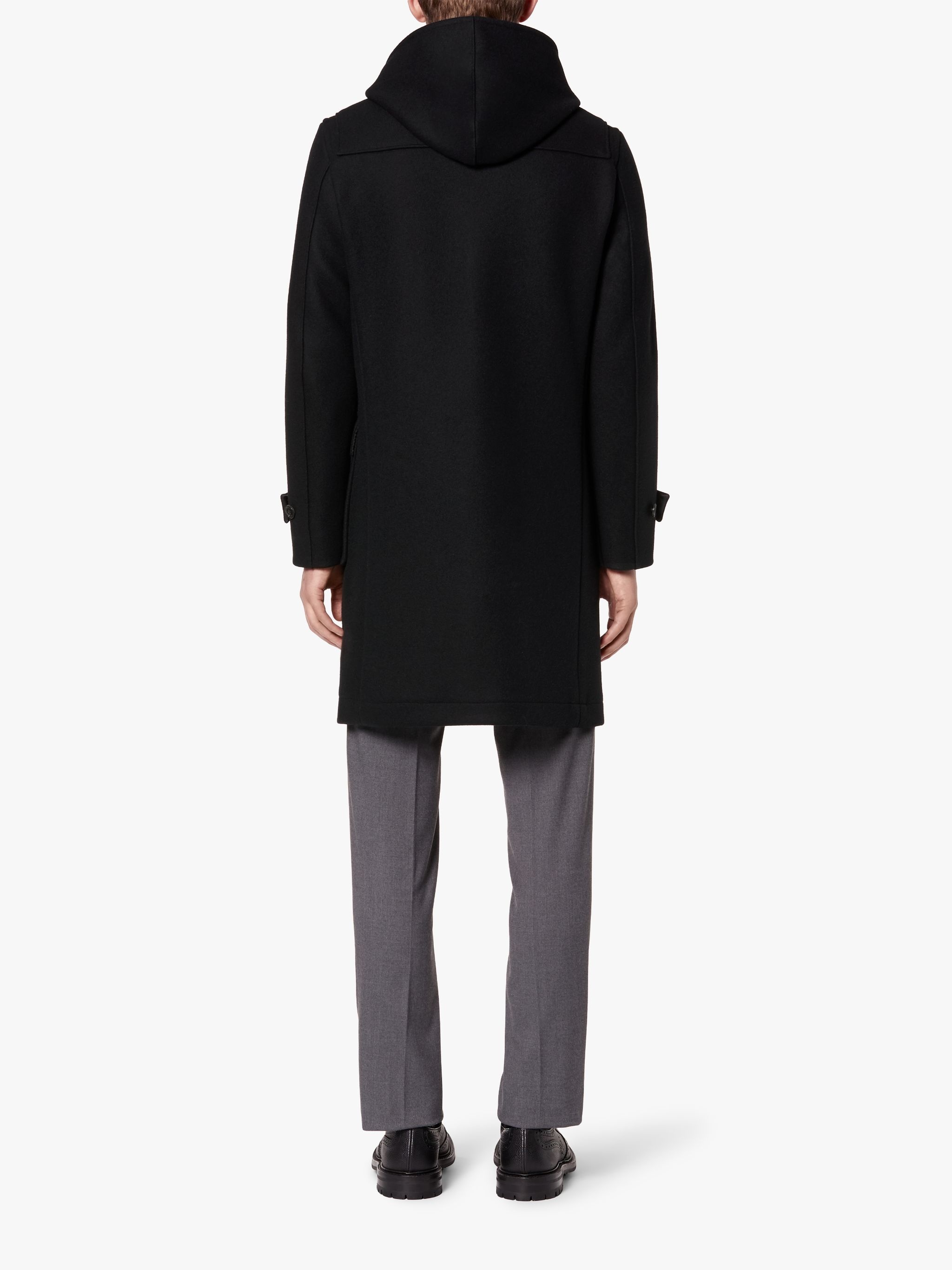 WEIR DARK NAVY WOOL DUFFLE COAT | GM-013S - 3
