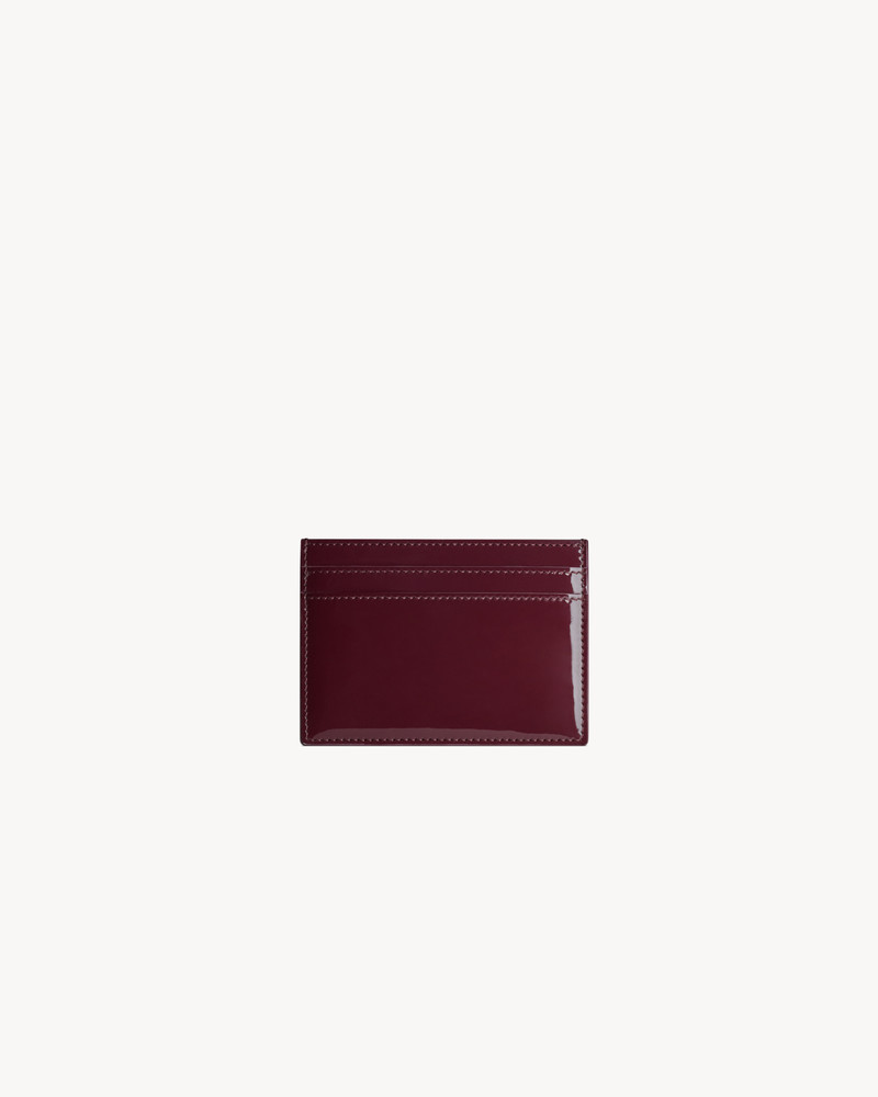 SAINT LAURENT SAINT LAURENT PARIS CARD CASE IN PATENT LEATHER outlook