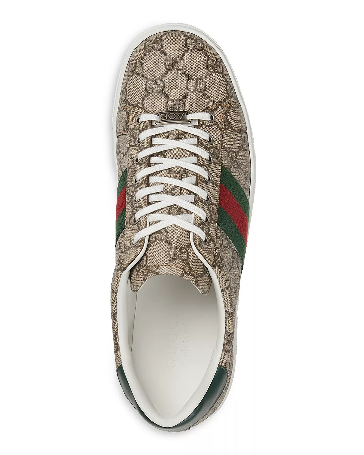 Men's Gucci Ace Canvas and Leather Sneakers - 7