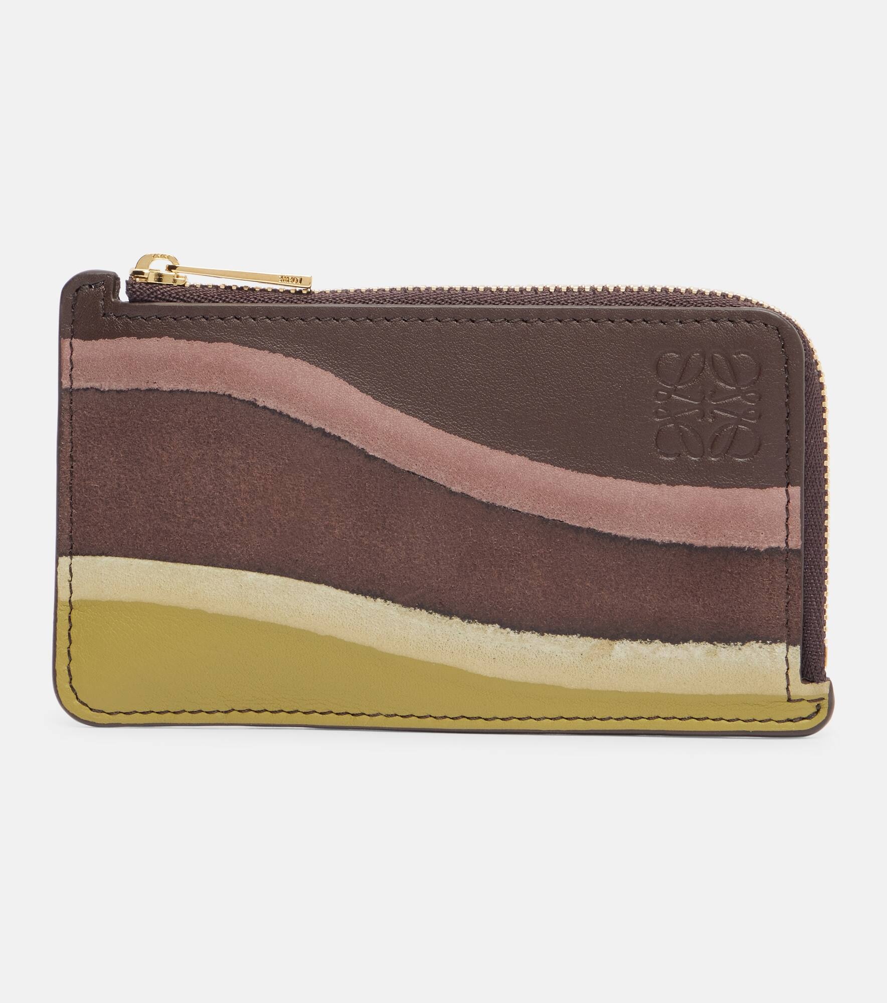 Landscape leather cardholder - 1