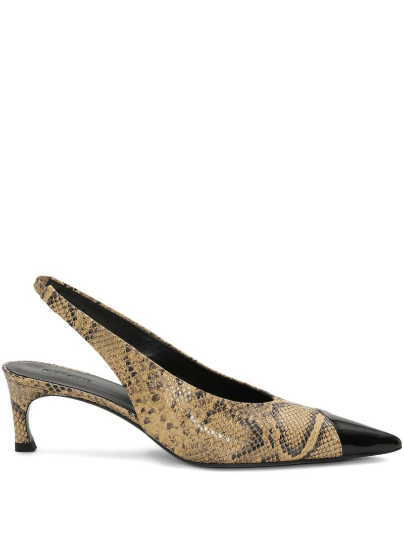 slingback leather pumps 1