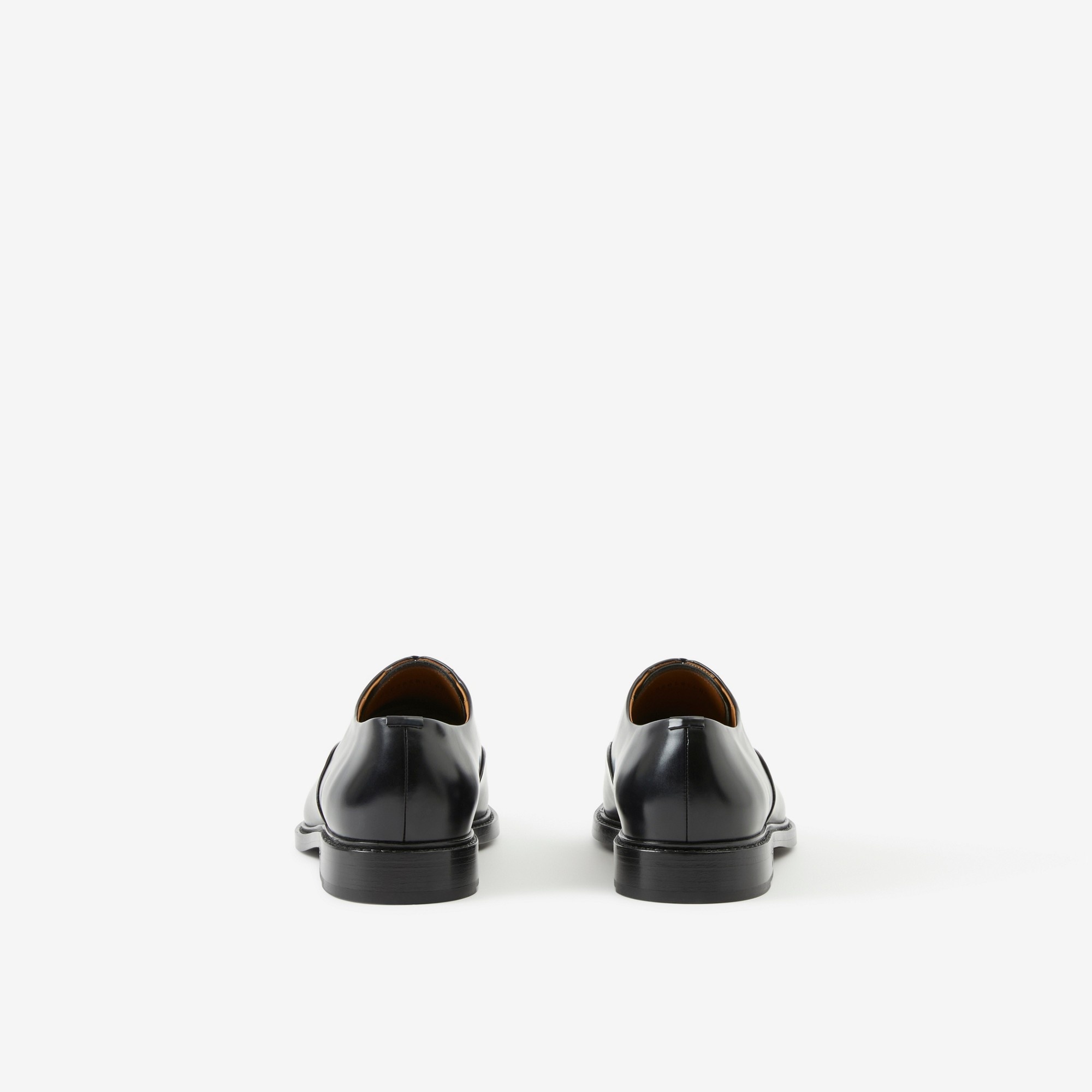 Ribbon Detail Leather Oxford Shoes - 3