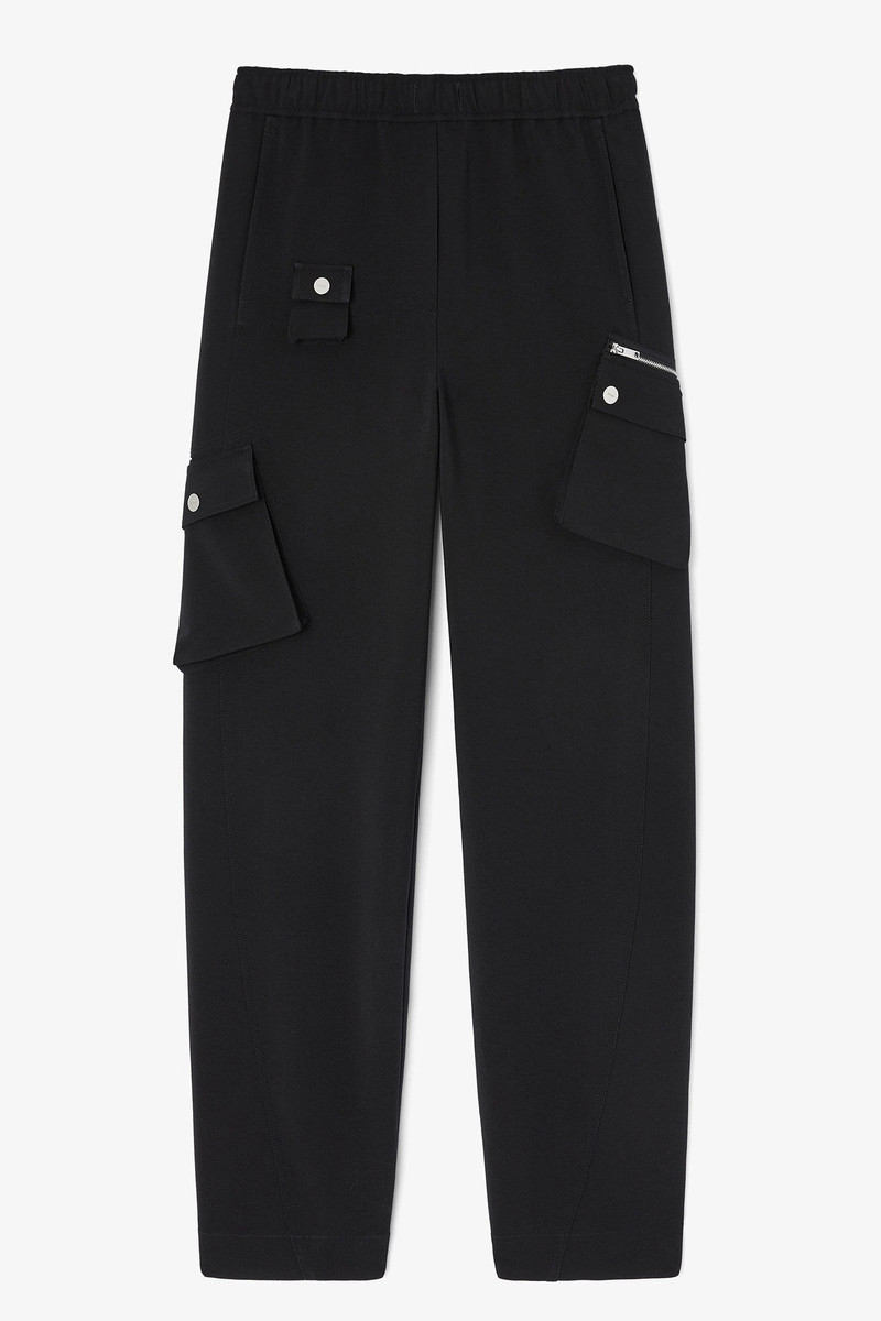 BLACK TWILL SUITING PANTS 1