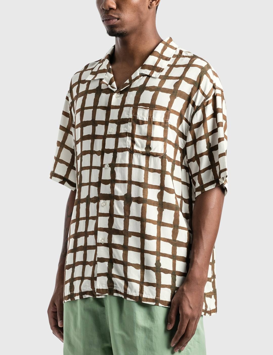 Hand Drawn Grid Shirt - 2