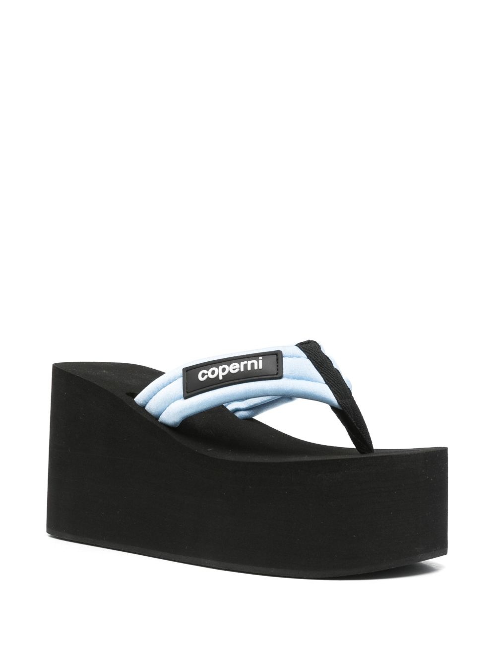branded wedge flip flops - 2
