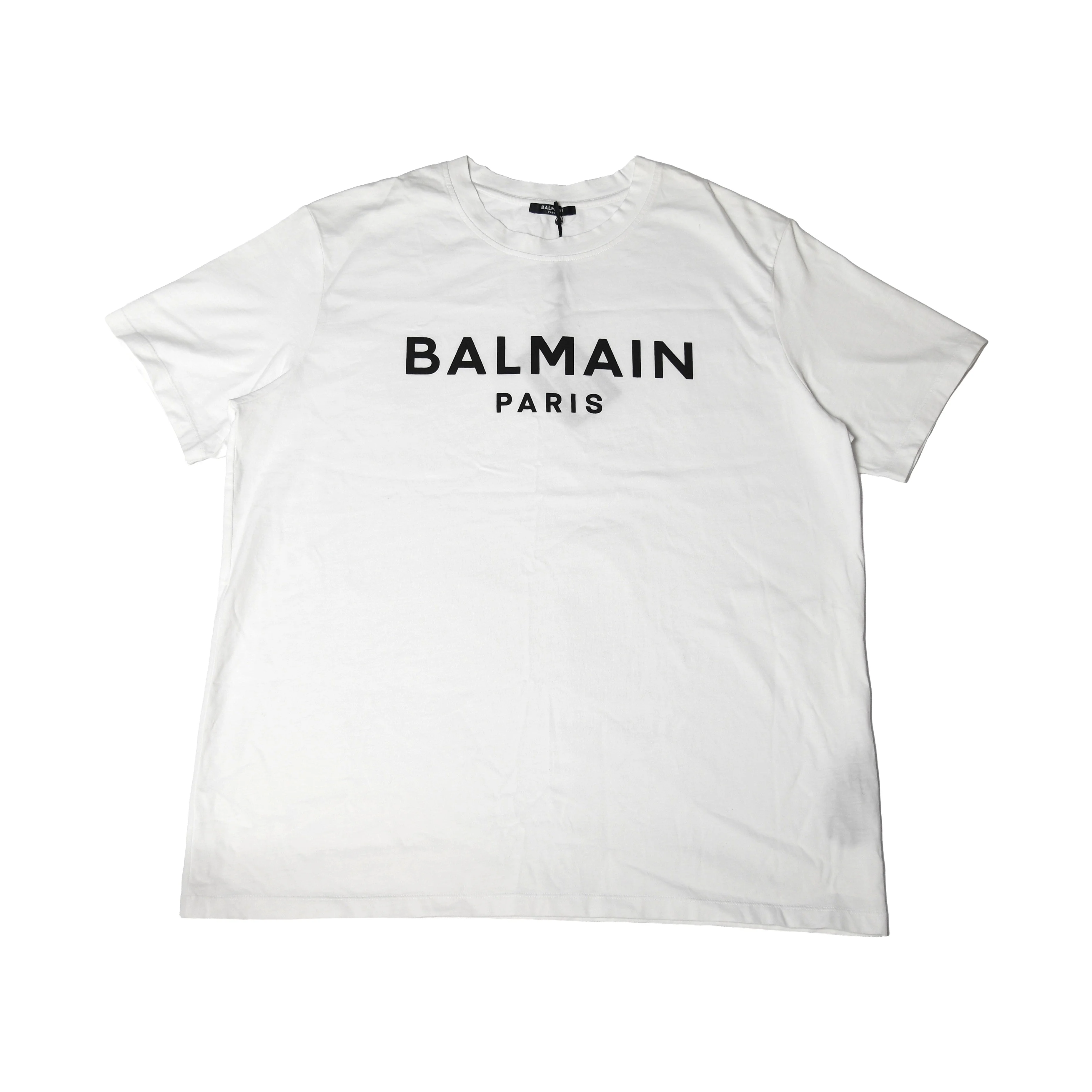 Balmain Logo-Print T-Shirt White - 1