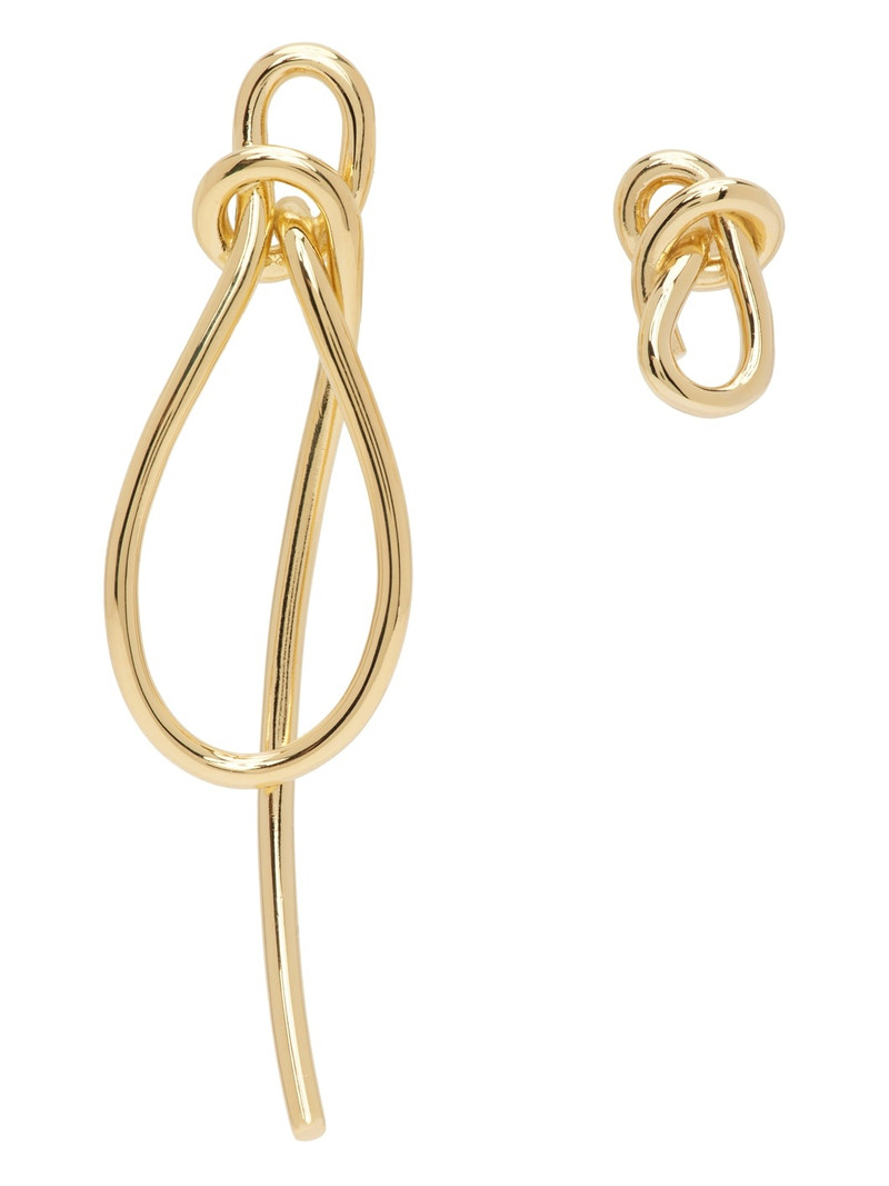 Gold Thread Earrings 1