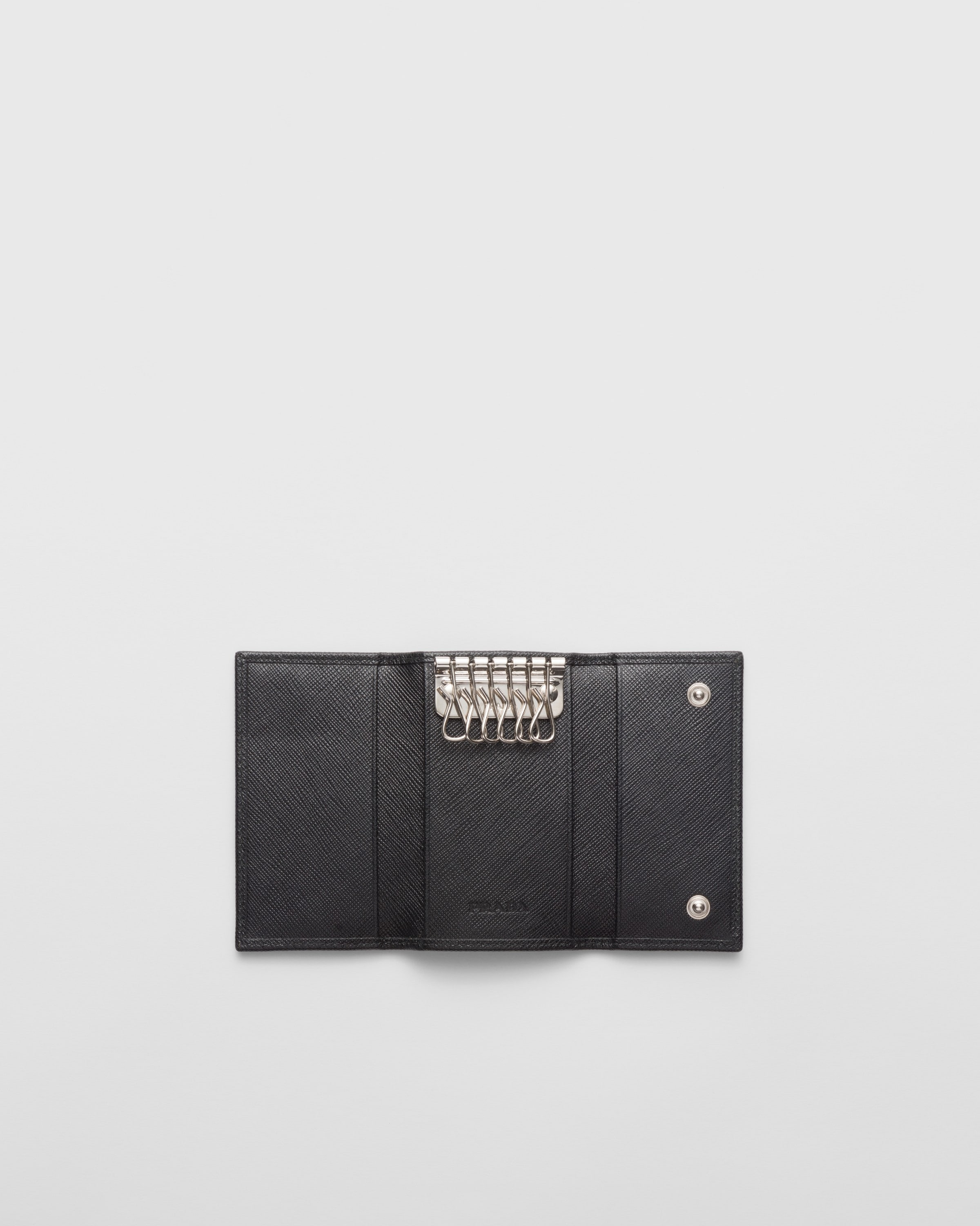 Saffiano leather key case - 2