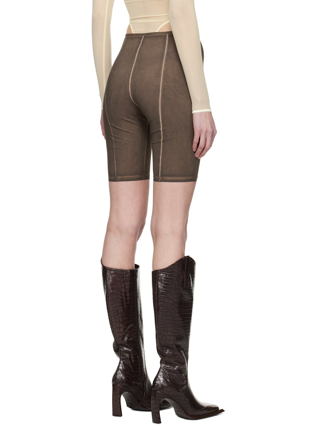 Brown Ghost Shorts - 3