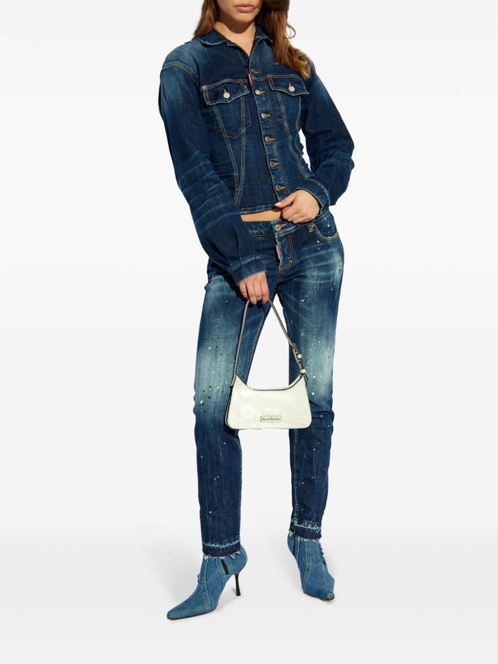 buttoned denim jacket - 2
