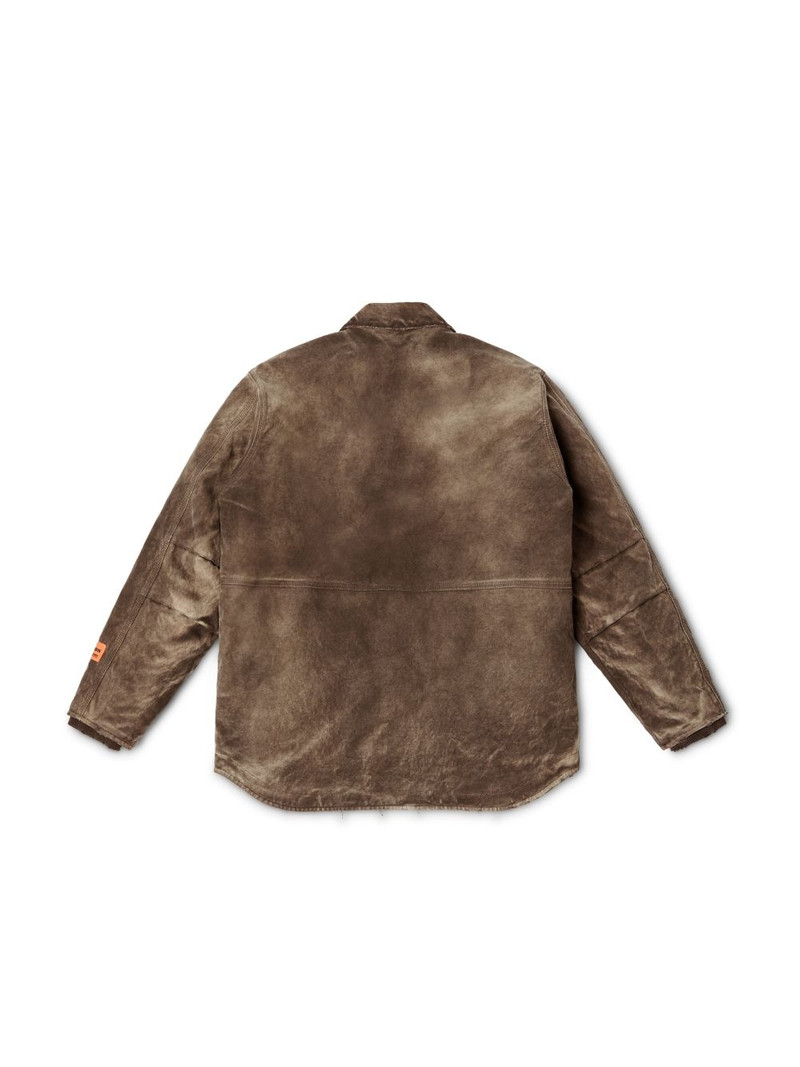 Stfu Distressed Canvas Jacket 6