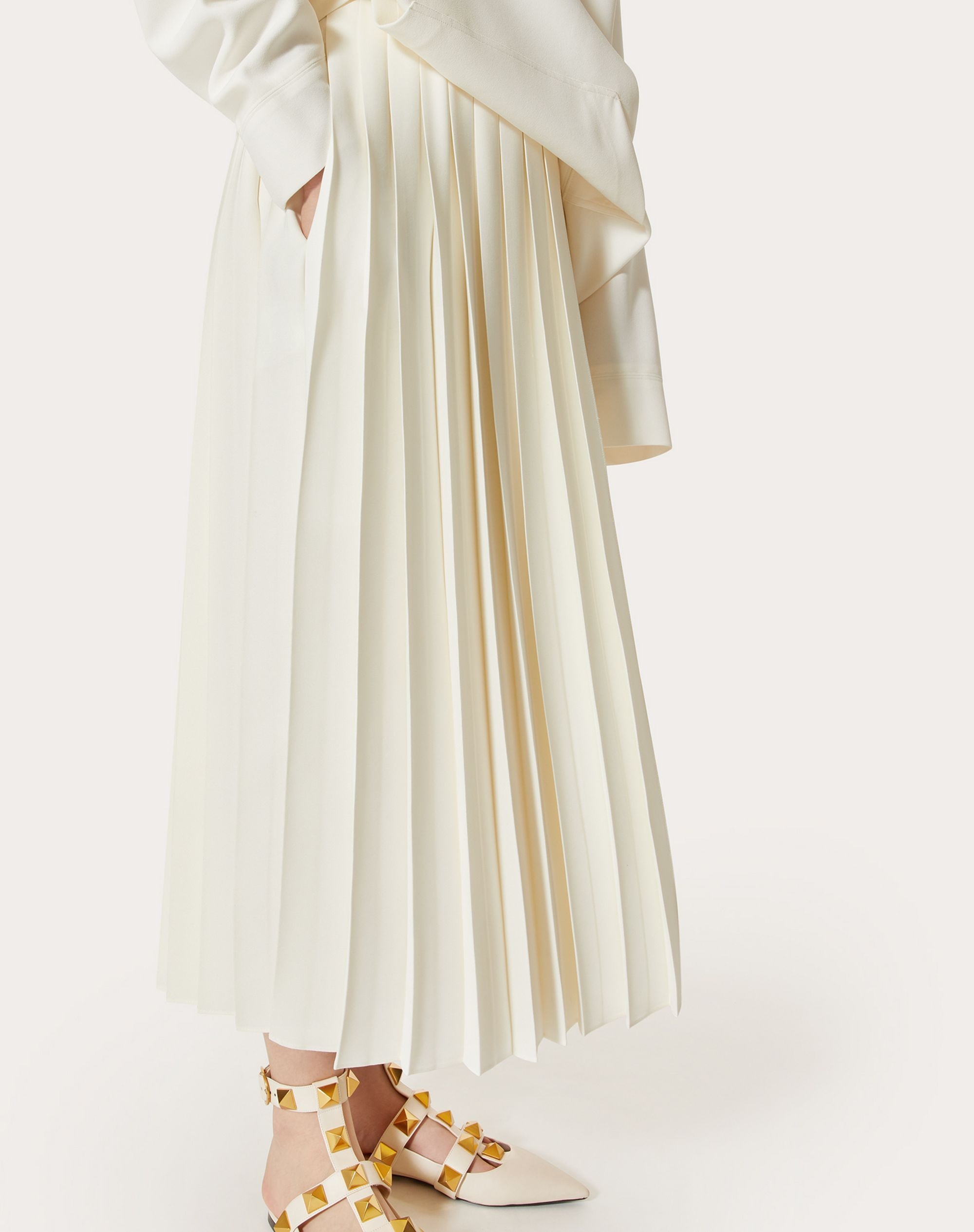 TECHNO CADY PLEATED SKIRT - 5