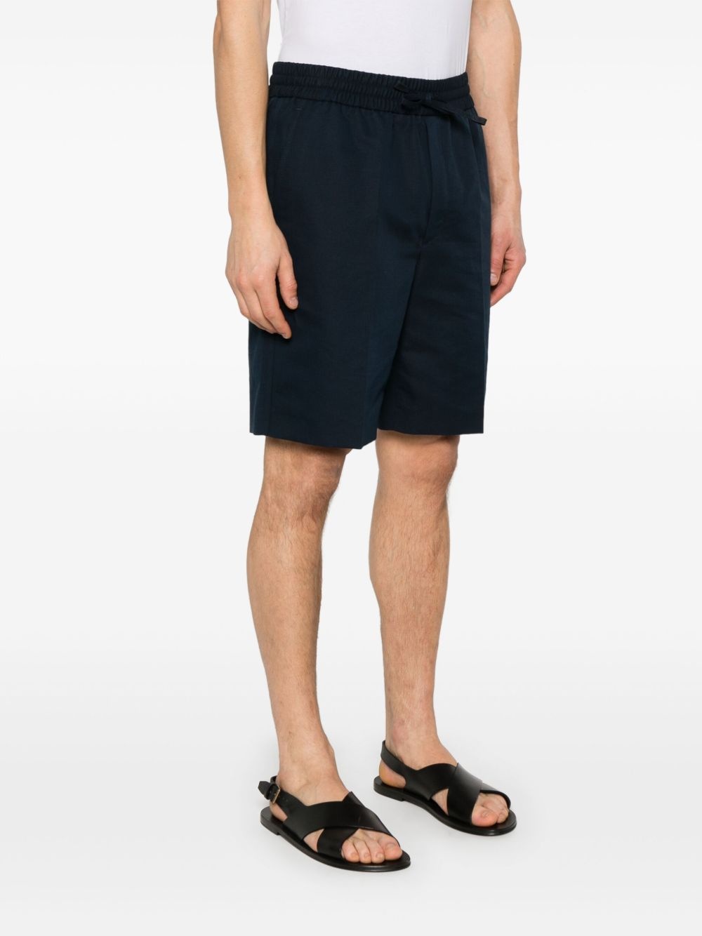 slub-texture shorts - 3