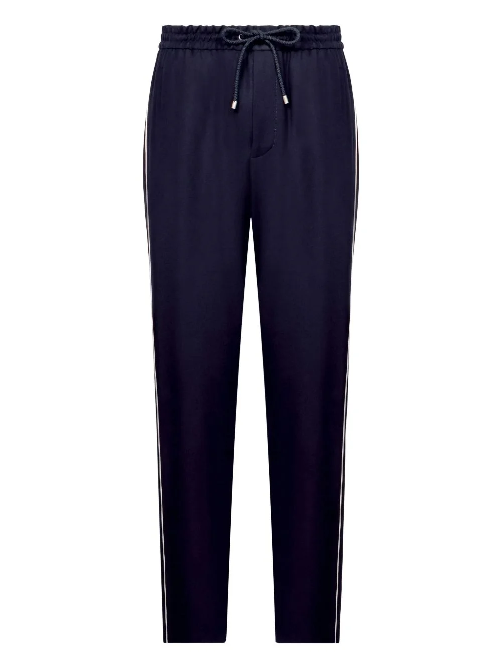 drawstring side-stripe trousers - 1