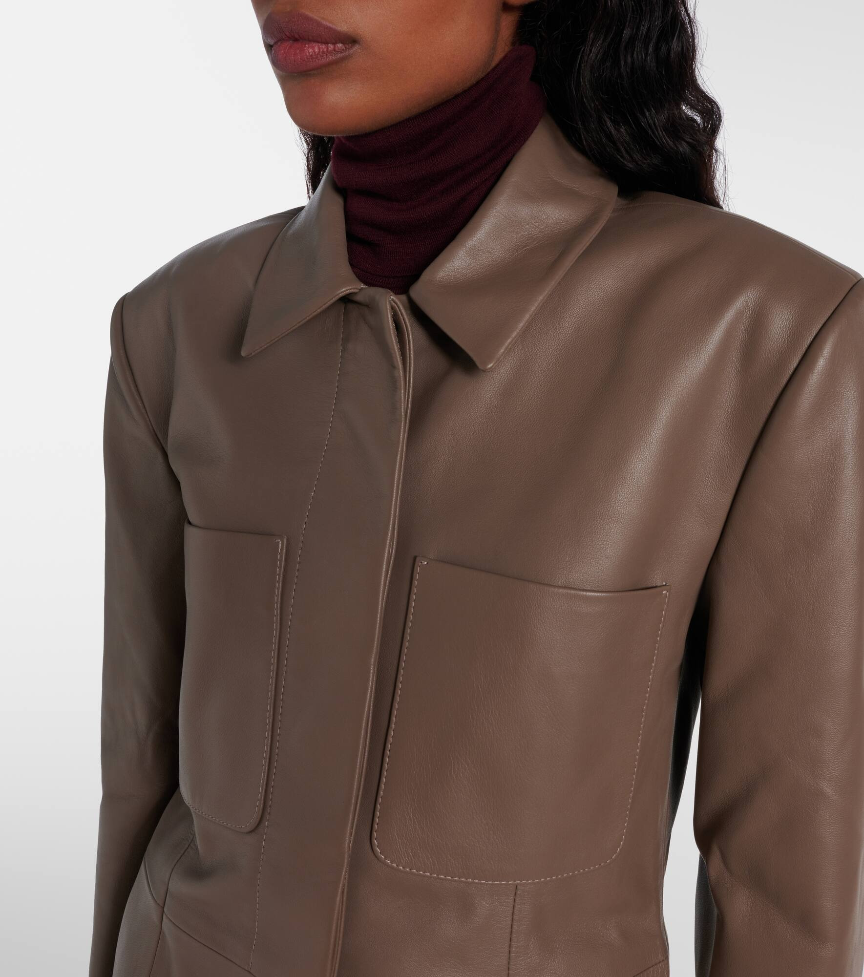 Magda leather jacket - 4