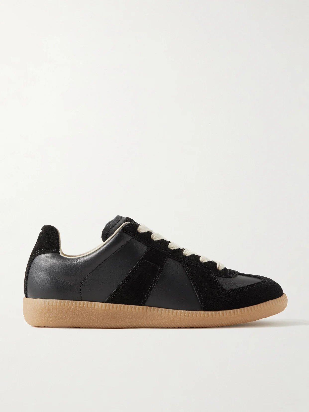 Replica Suede And Leather Sneakers - 1