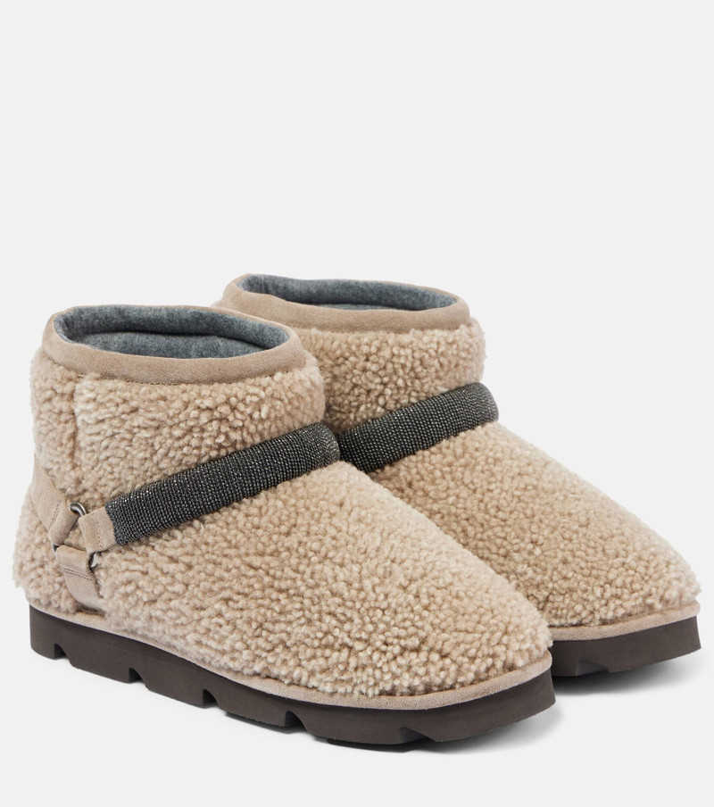 shearling boots - 1
