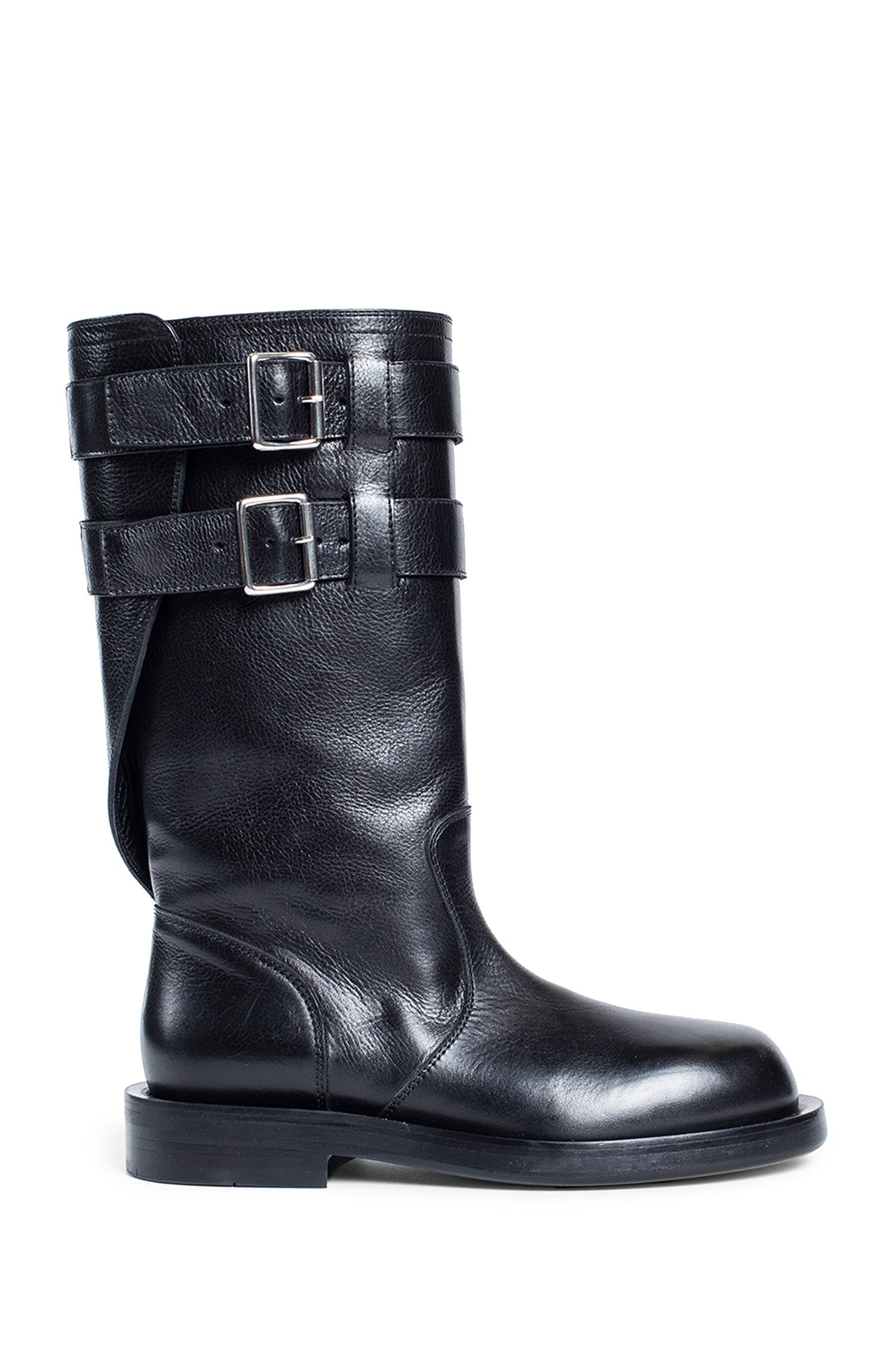 Milan-Soft-Biker-Boots-In-Grained-Shiny-Calfskin - 1