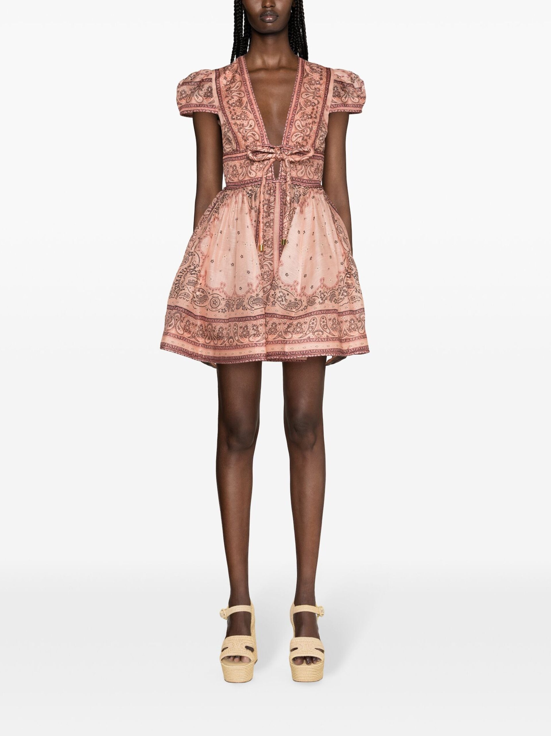 Pink Matchmaker Bandana-Print Dress - 2