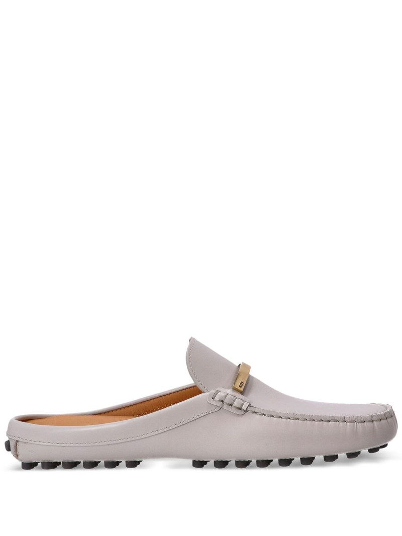 logo-debossed mules 1