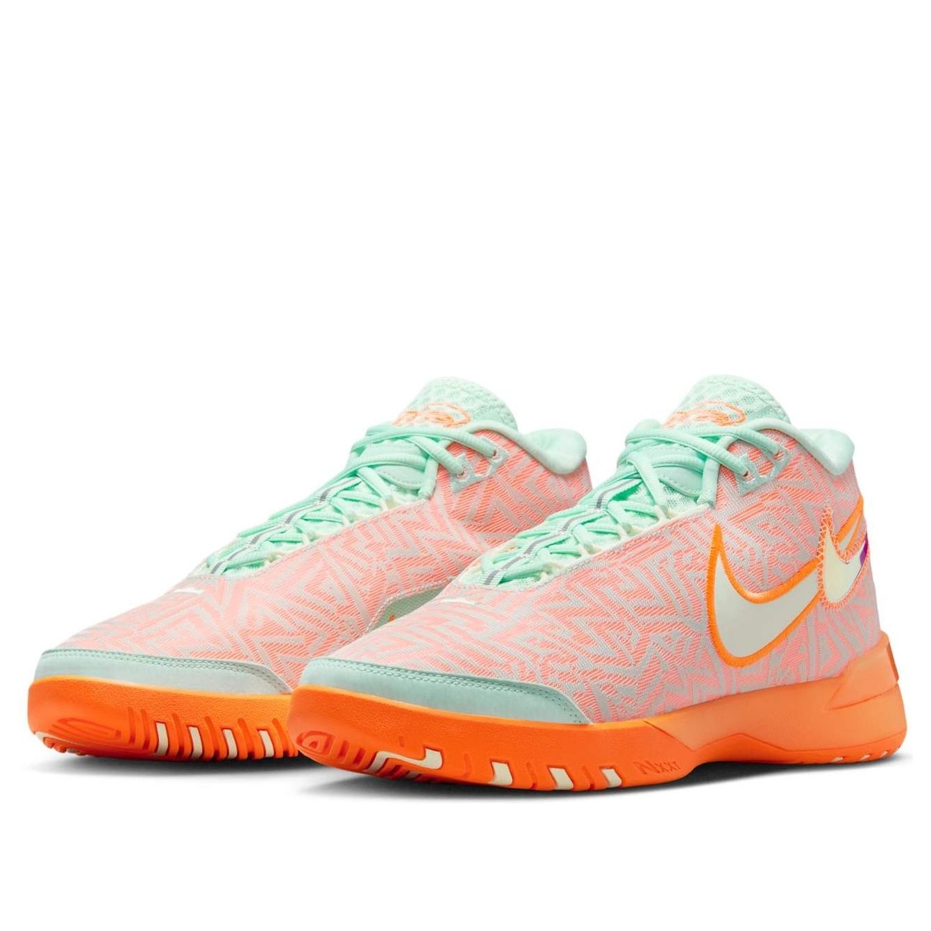 Nike Zoom LeBron NXXT Genisus EP 'Mint Foam Bright Citrus' HF0711-301 - 3