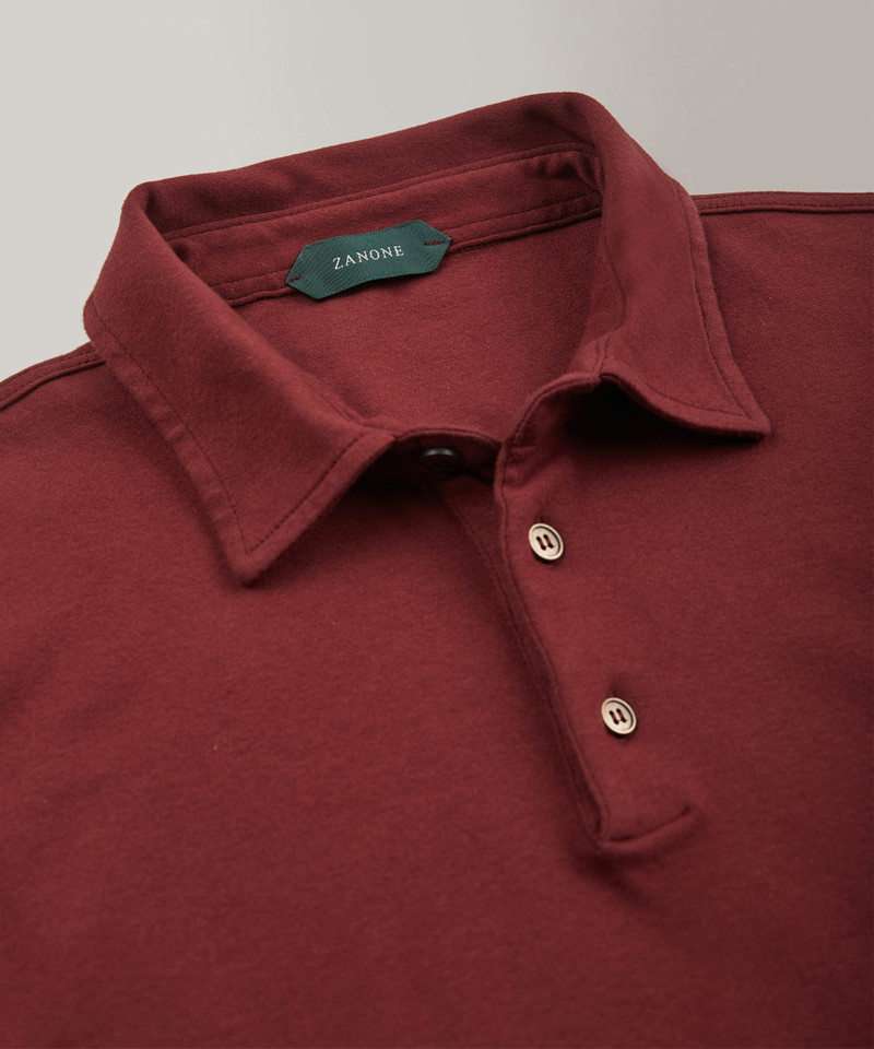 Certified interlock cotton slim fit polo shirt 6