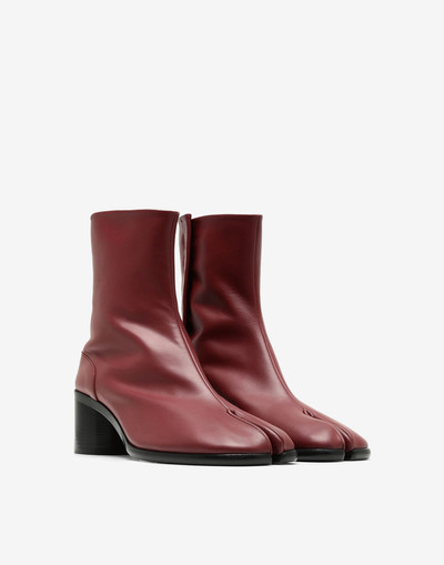 Maison Margiela Tabi leather ankle boots outlook