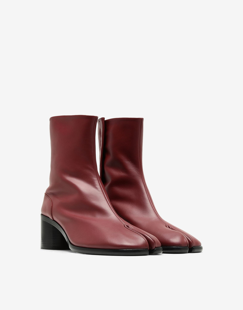 Maison Margiela Tabi leather ankle boots outlook