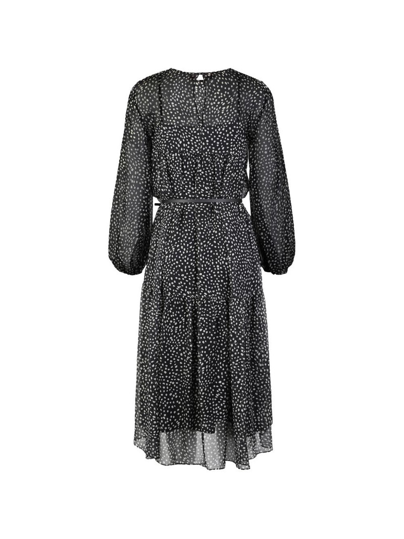 Max Mara polka dot ruffled dress outlook