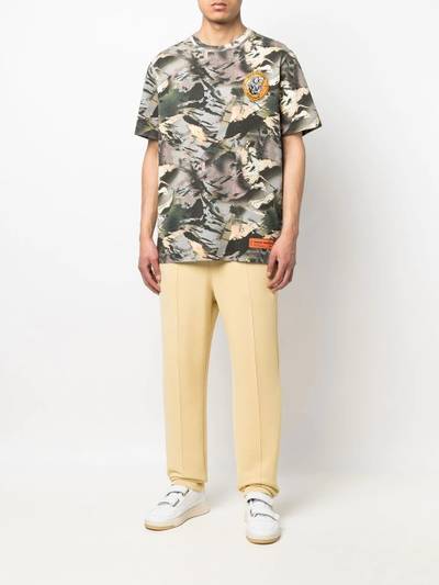 Heron Preston camouflage-print cotton T-shirt outlook
