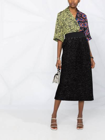 MSGM long-length knitted skirt outlook