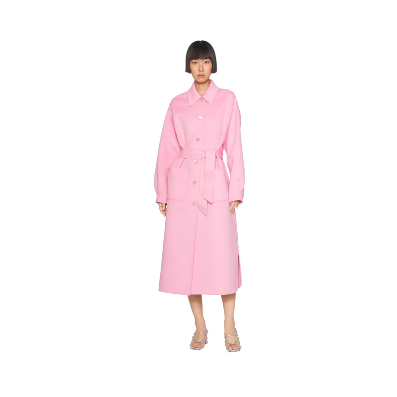 Miu Miu Single-breasted cashgora coat outlook