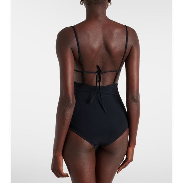 One-piece swimsuit with cut-out - 4