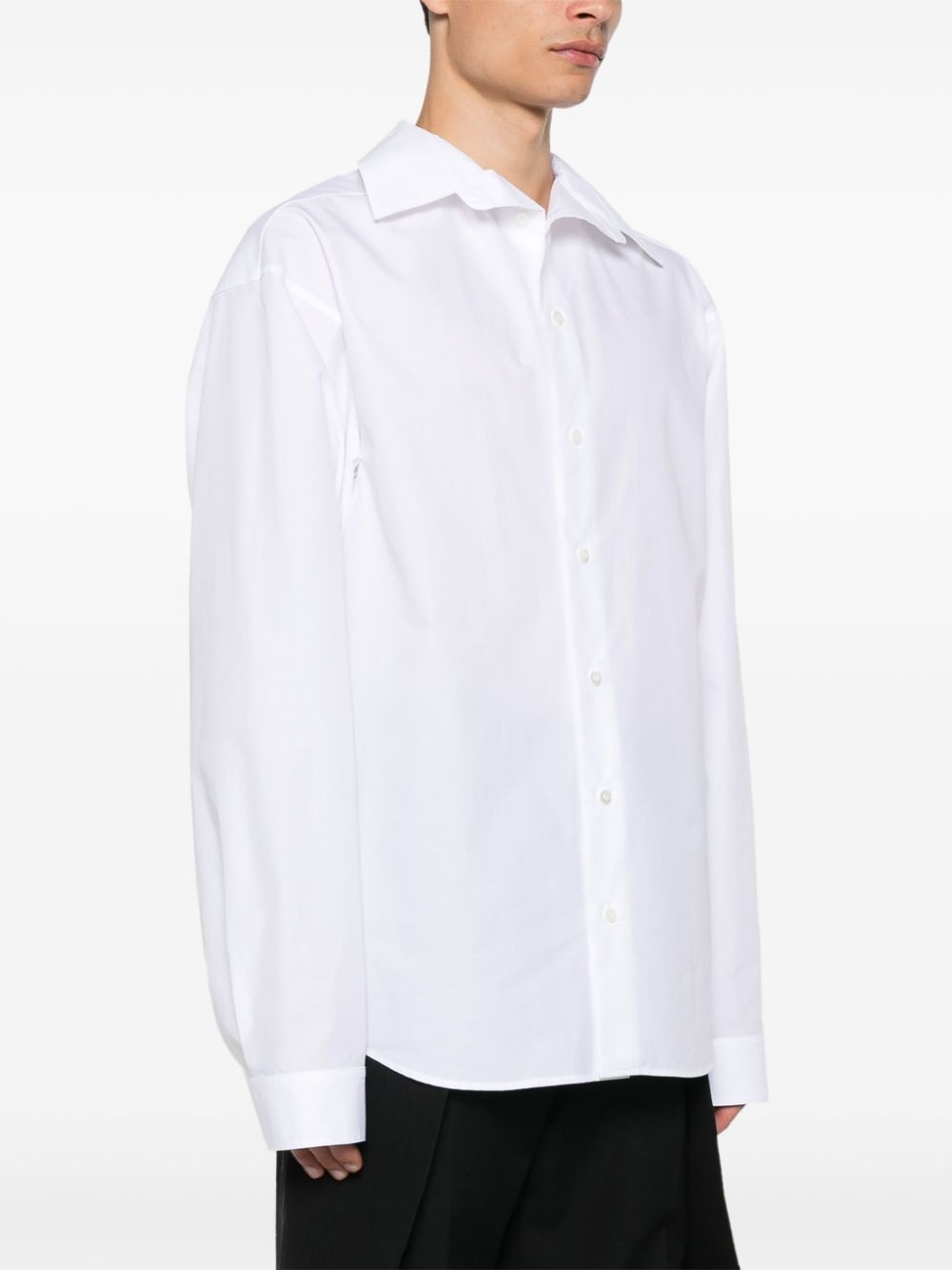 oversized cotton shirt - 4