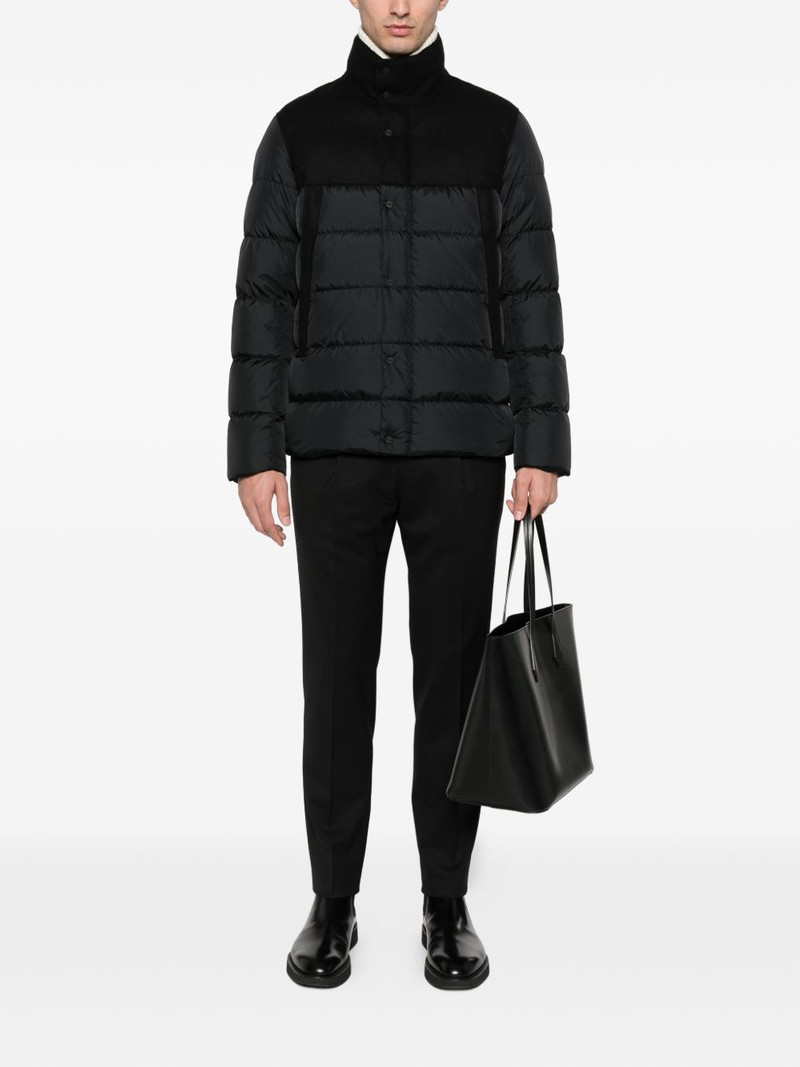 Herno panelled padded coat outlook