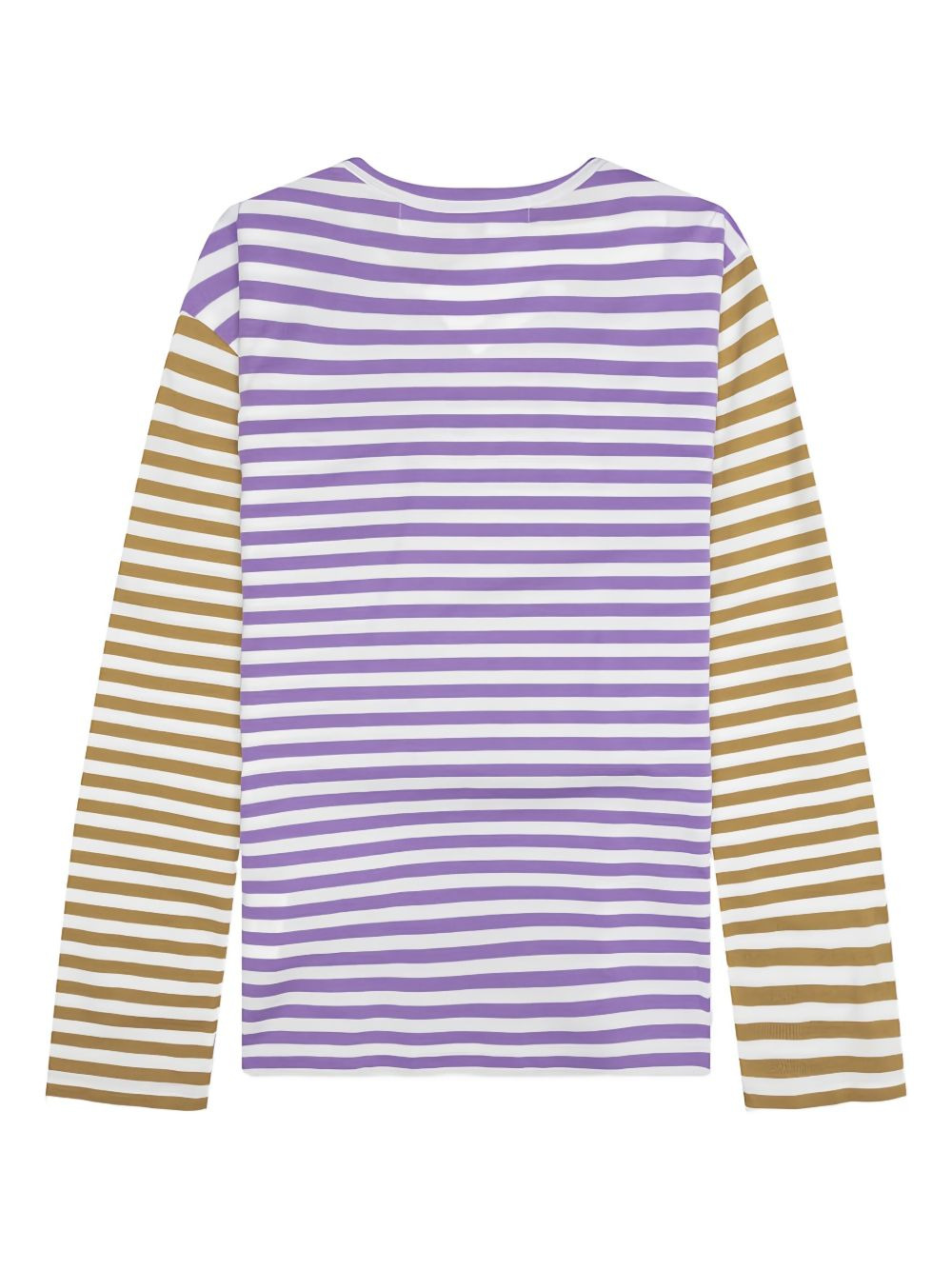 striped heart-logo t-shirt - 2