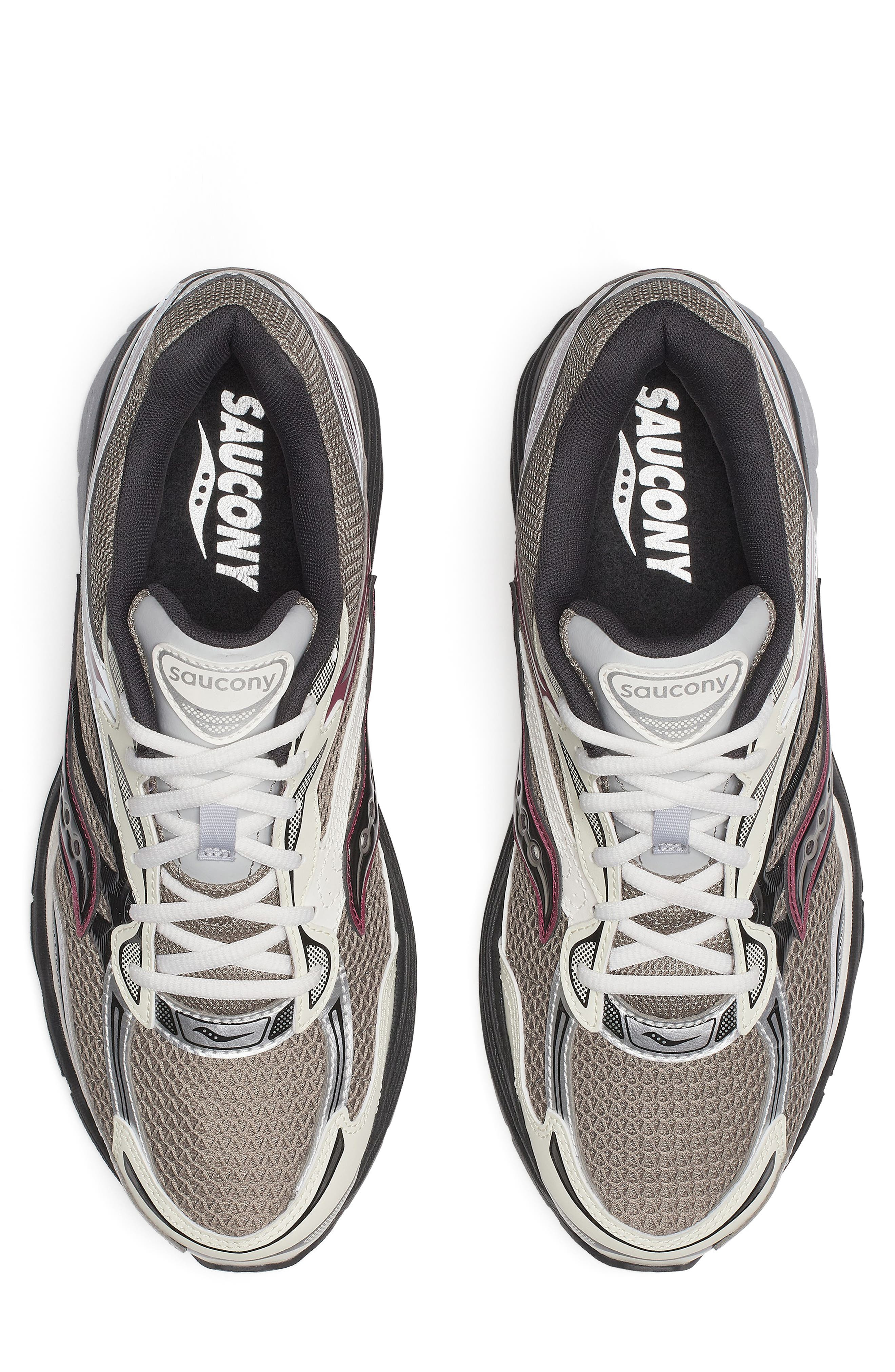 Saucony Gender Inclusive ProGrid Omni 9 Sneaker in Tan/Maroon at Nordstrom - 4