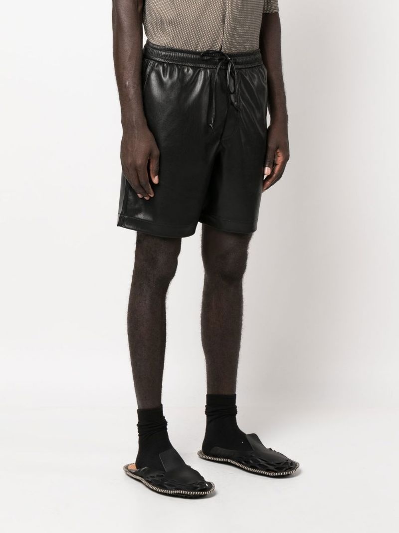 Doxxi vegan leather bermuda shorts - 3