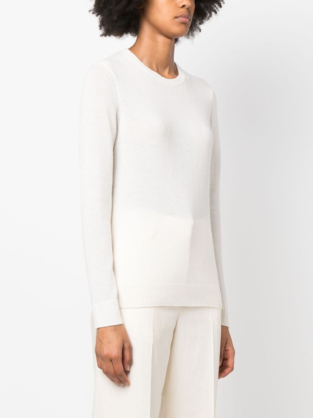 long-sleeved cashmere jumper - 3