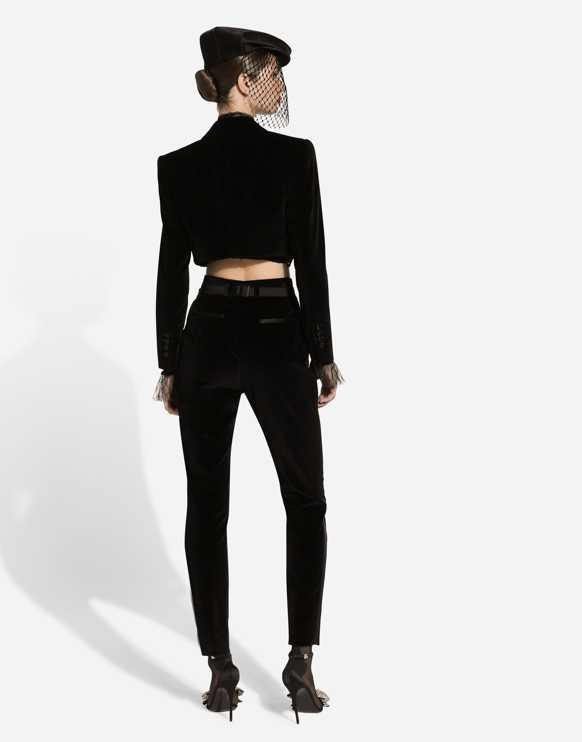 Velvet Spencer tuxedo jacket - 4