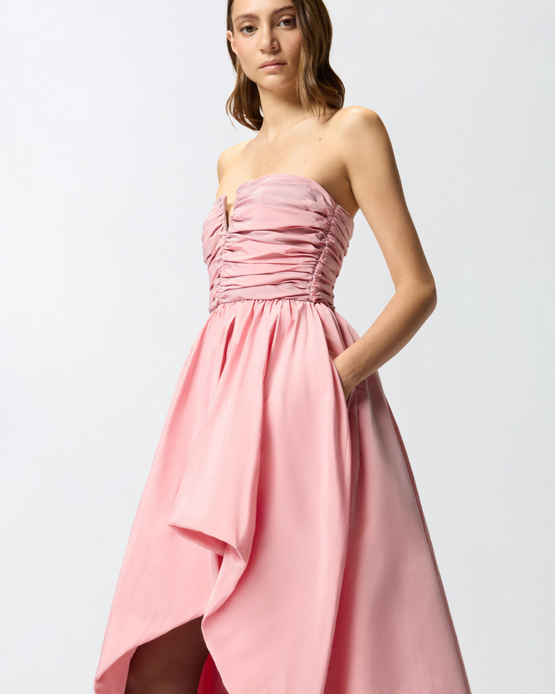 LONG, ELEGANT TAFFETA DRESS 6